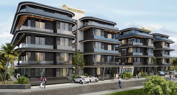 Alanya - Hasbahçe'de satılık inşaat halindeki yeni daireler - 20