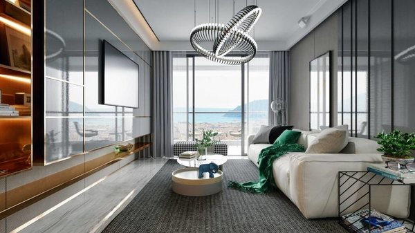 Alanya - Hasbahçe'de satılık inşaat halindeki yeni daireler - 7