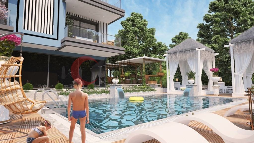 Lägenheter till salu i Turkiet, Alanya Oba - ny byggnad