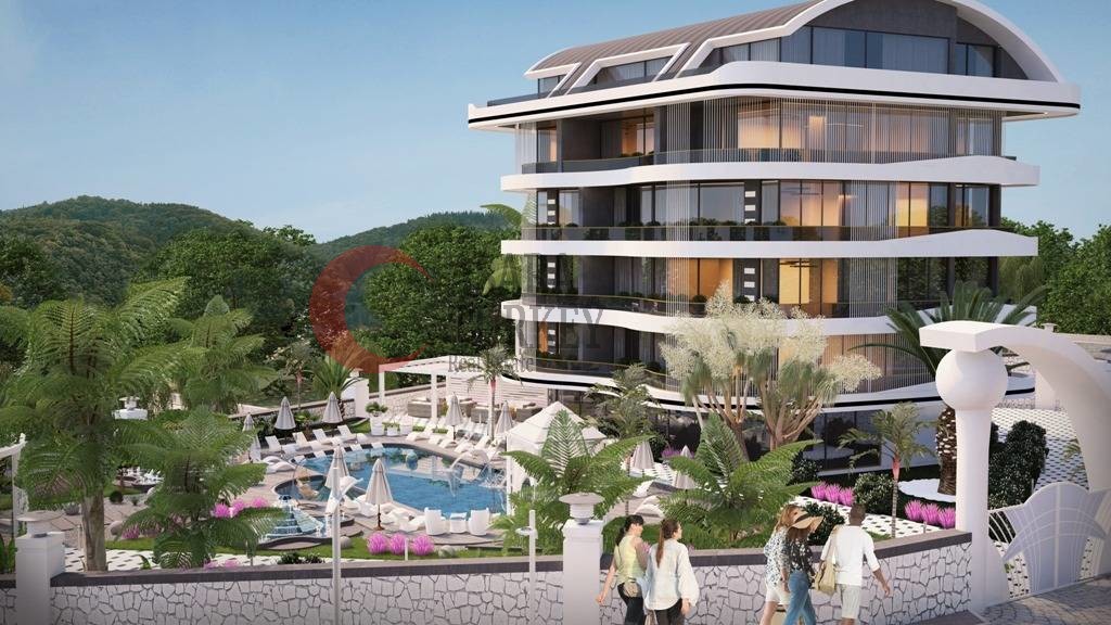 Luxusní apartmány v Turecku u moře v Alanyi - Kargıcak