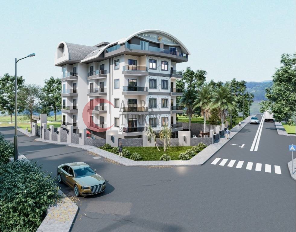 Alanya Oba'da sakin bir konumda satılık daireler
