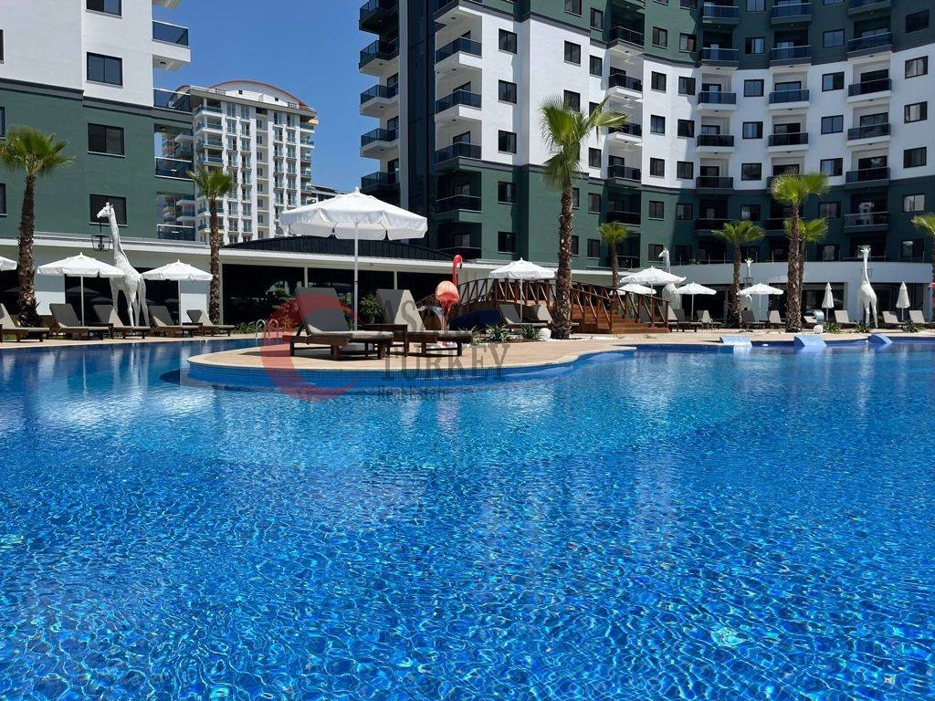 Zařízený 3-pokojový byt se spoustou aktivit v komplexu, Alanya - Mahmutlar