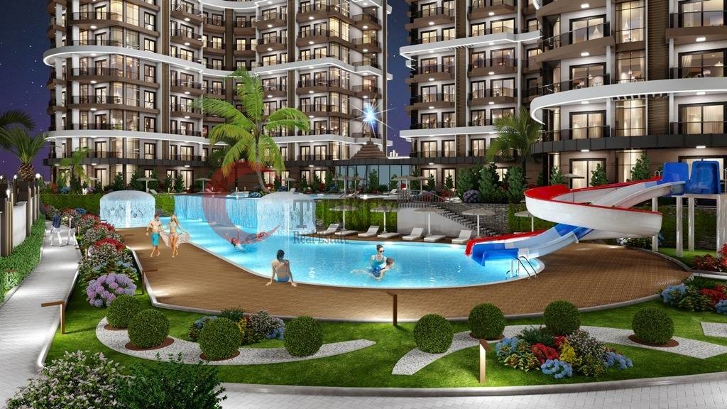 Apartments for sale under construction Alanya Payallar - good price
