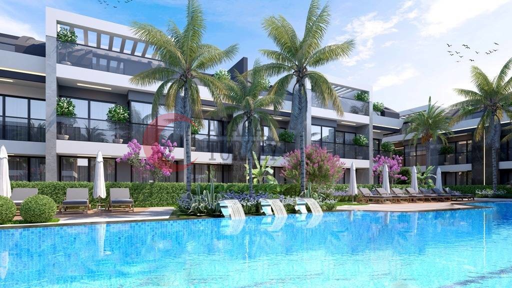 Antalya - Belek'te yapım aşamasında olan yeni daireler