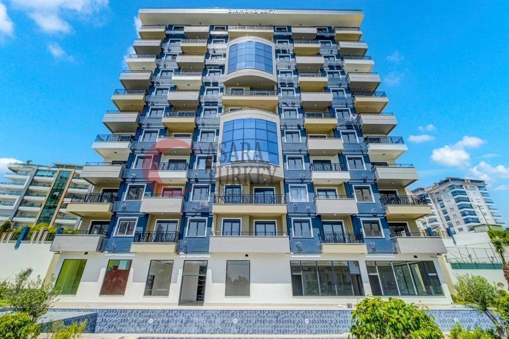 Ładne umeblowane mieszkanie w nowym budynku w Avsallar - Alanya